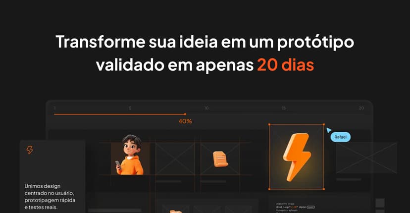 Sprint Boost: Transforme sua ideia em um protótipo validado em apenas 20 dias